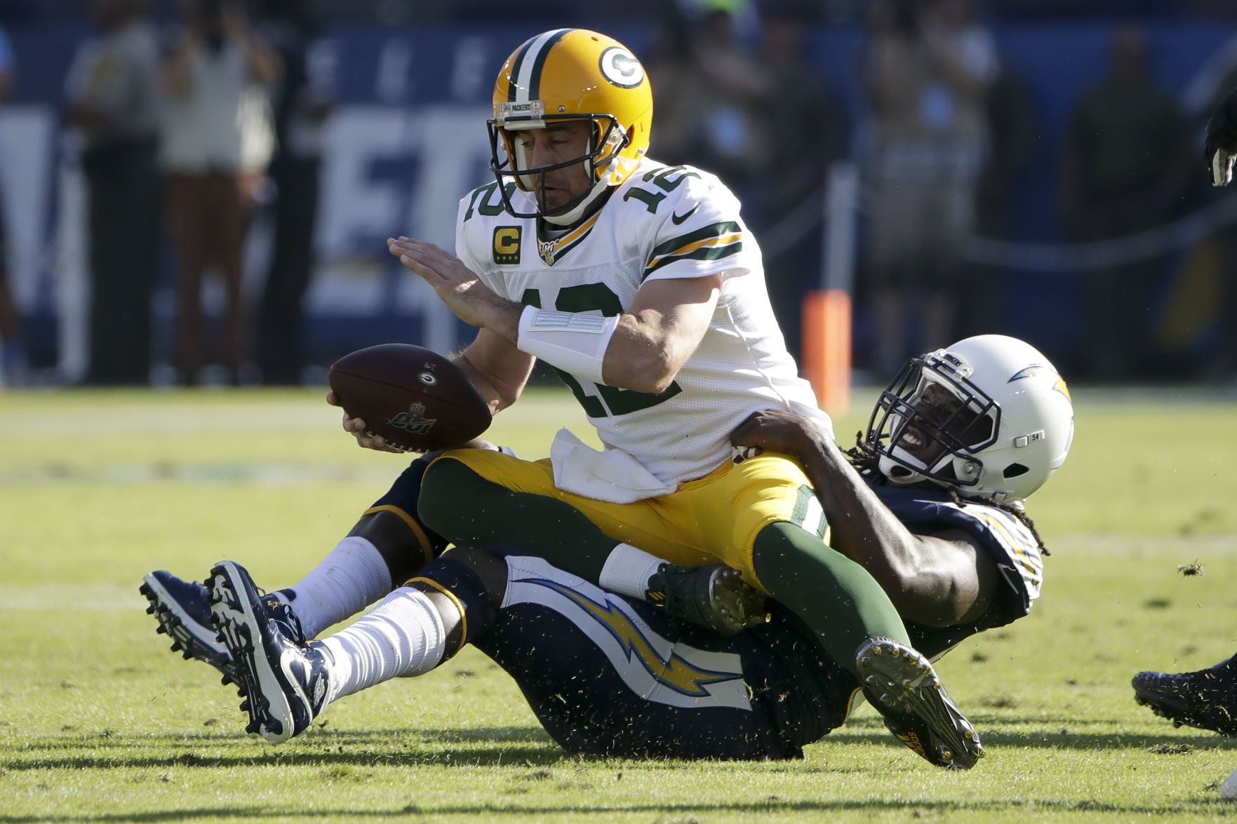 Aaron Rodgers Packers Chargers
